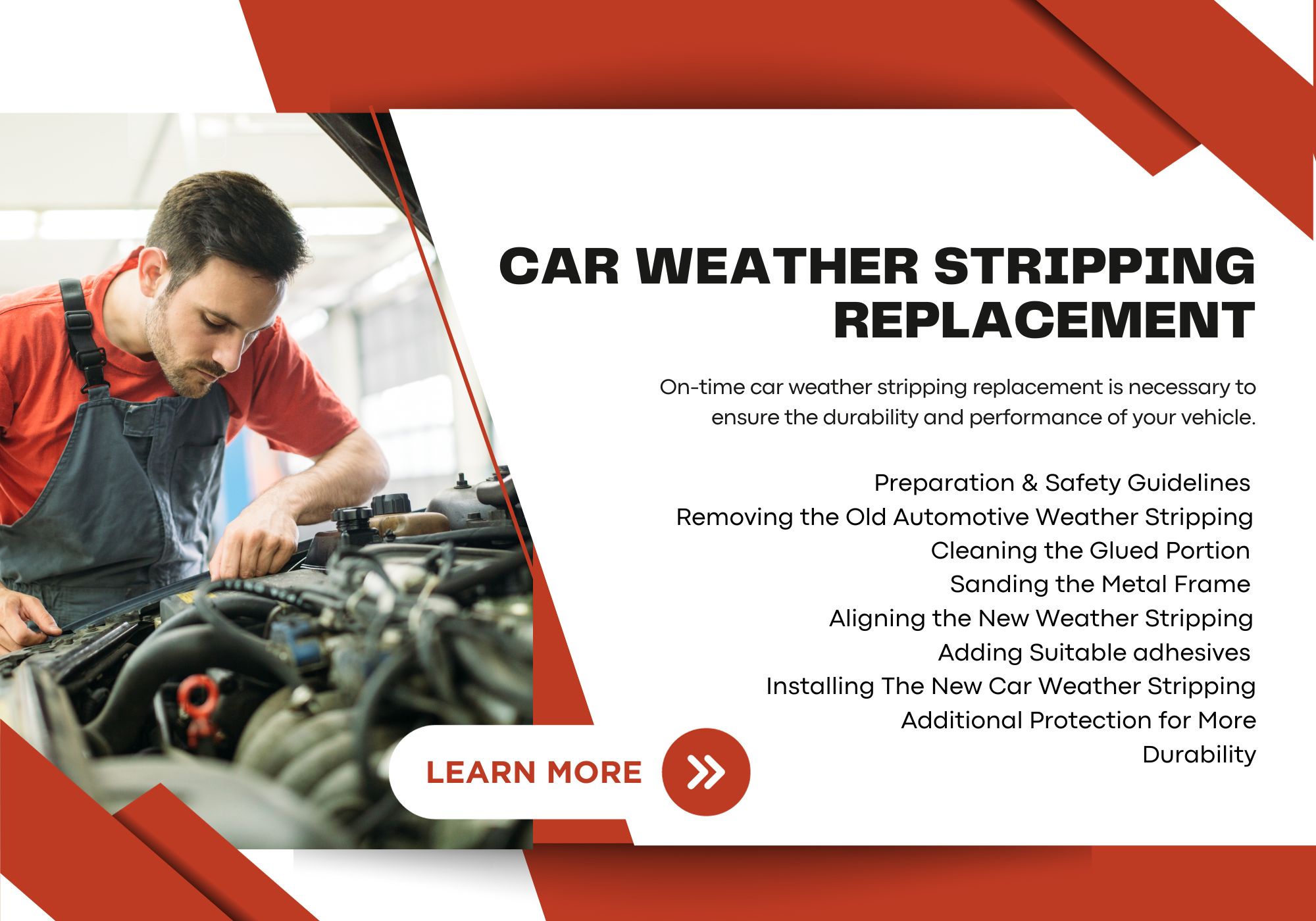 Car Weather Stripping Replacement